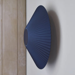 Applique murale LED Ballerina en aluminium, bleu foncé, Ø 35 cm