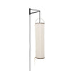 Applique murale Silk Lantern, beige et noyer