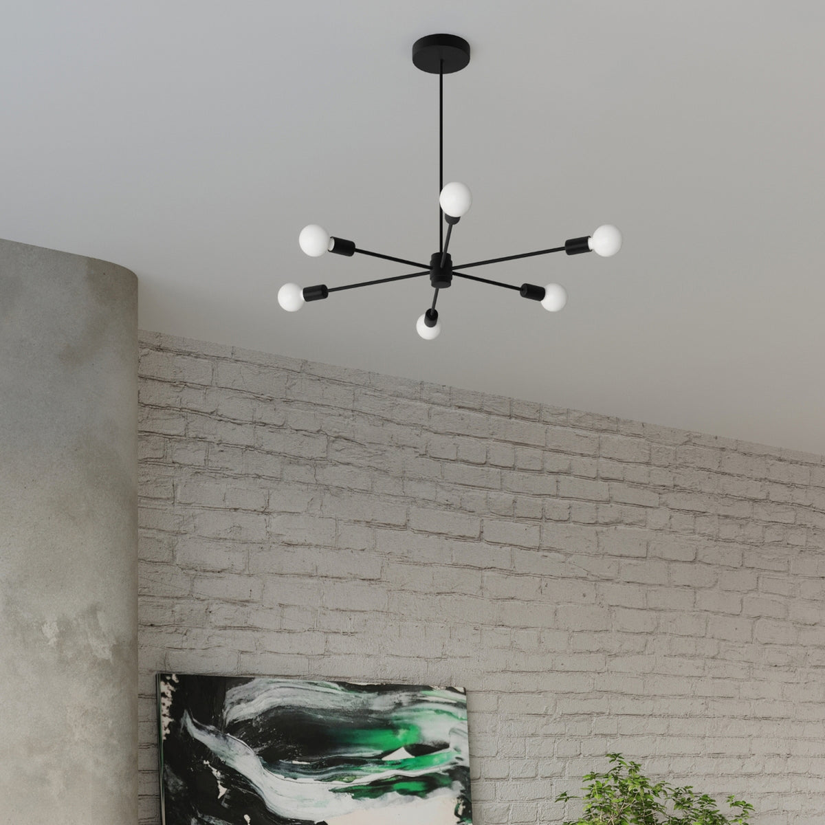 Lustre LANGO 5 noir