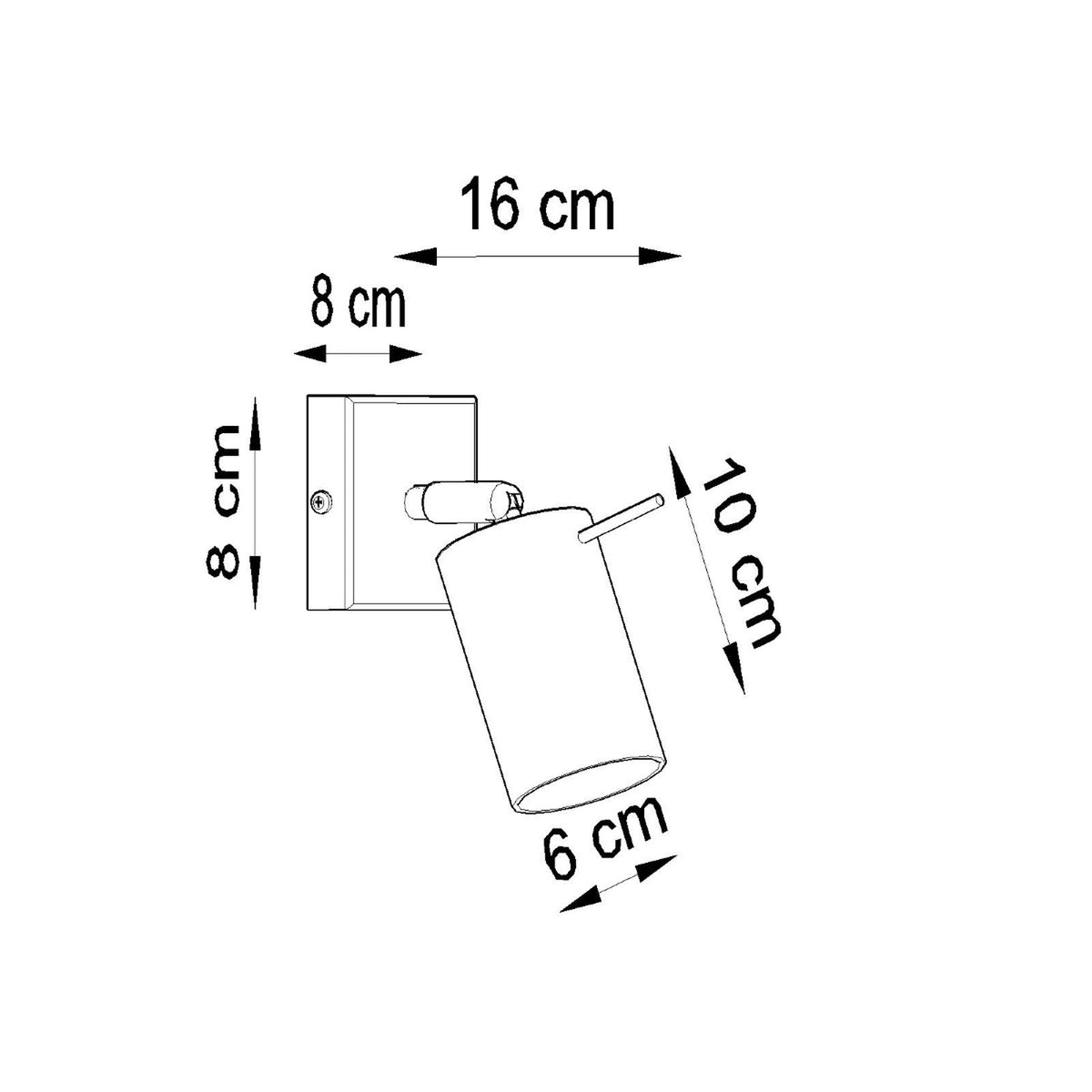 Applique RING avec interrupteur