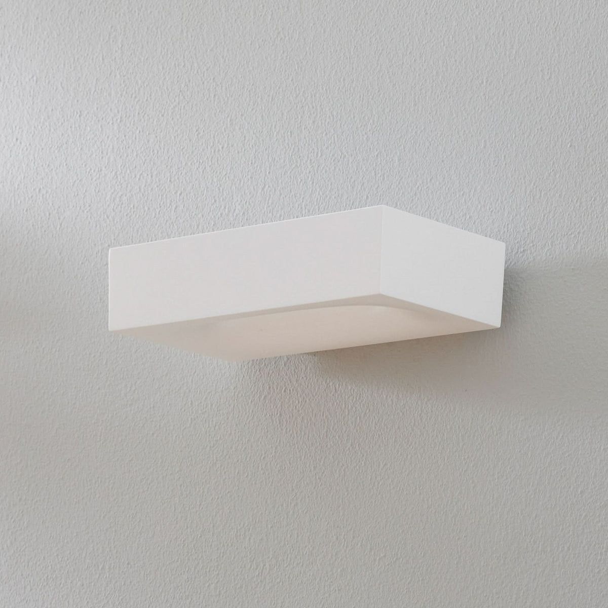 Applique murale LED Melete en aluminium, blanc, hauteur 5,5 cm