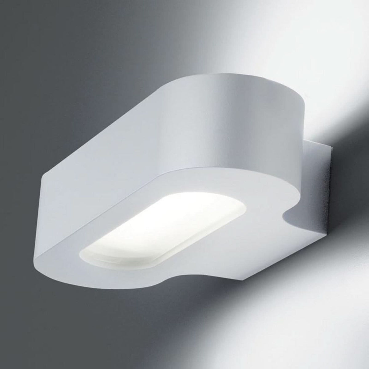 Applique murale LED Talo 21 en aluminium, blanc, hauteur 4,2 cm