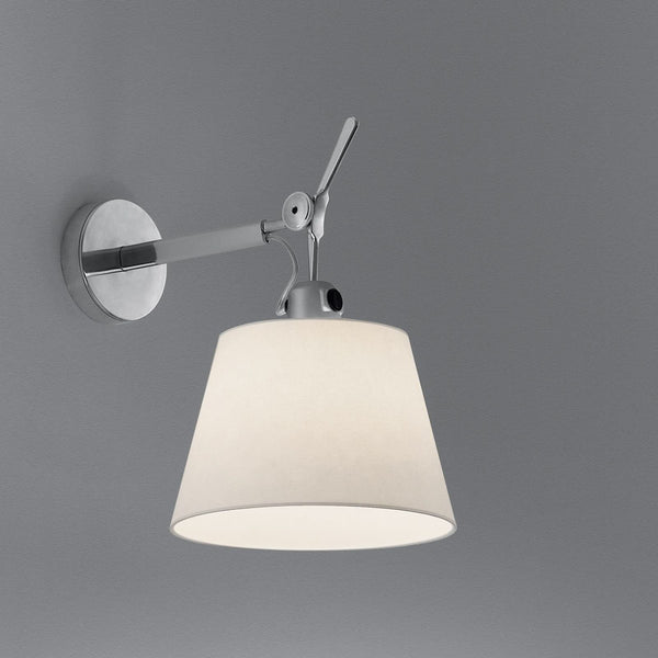Applique murale Tolomeo 18 Diffusore en papier, crème, hauteur 32,6 cm