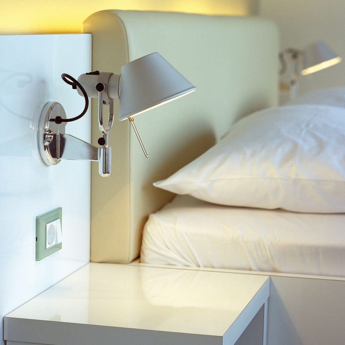 Applique murale LED Tolomeo Faretto en aluminium, hauteur 23 cm, 3000 K, 10 W