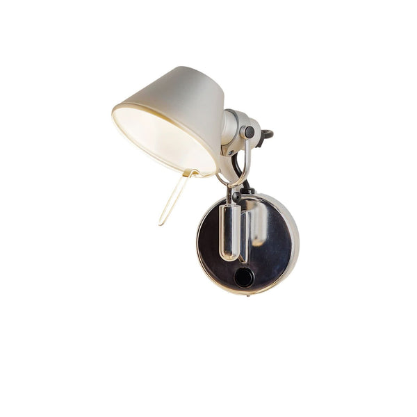 Applique murale LED Tolomeo Micro Faretto en aluminium, hauteur 20 cm, 3000 K, 7 W