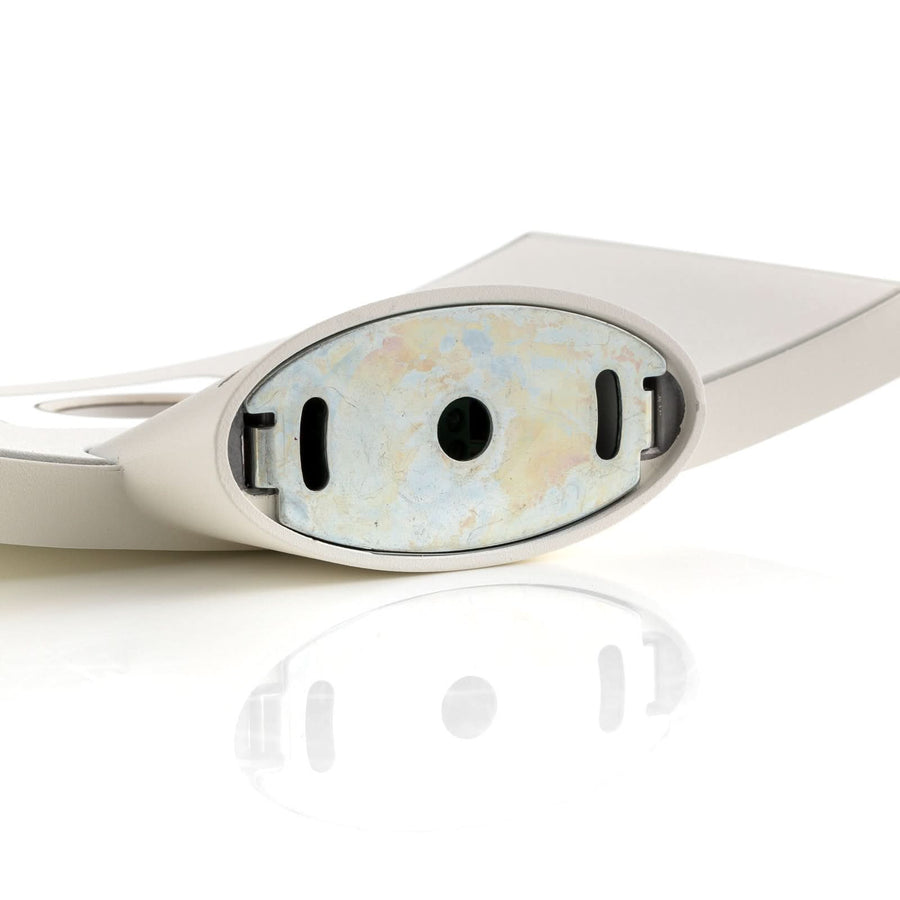 Applique murale LED Microsurf en aluminium, blanc, hauteur 4,4 cm