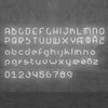 Applique murale LED Alphabet en aluminium, blanc, hauteur 49,2 cm