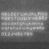Applique murale LED Alphabet en aluminium, blanc, hauteur 67,5 cm, 3000 K, 27 W