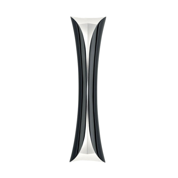 Applique murale Cadmo GU10, noir et blanc, 2 lumières, hauteur 54 cm
