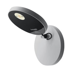 Applique murale LED Demetra en aluminium, blanc, hauteur 13 cm, 3000 K