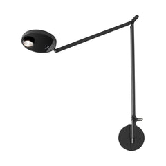 Applique murale LED Demetra Professional en aluminium, noir, hauteur 63,7 cm, 3000 K, 9,4 W, modèle 2
