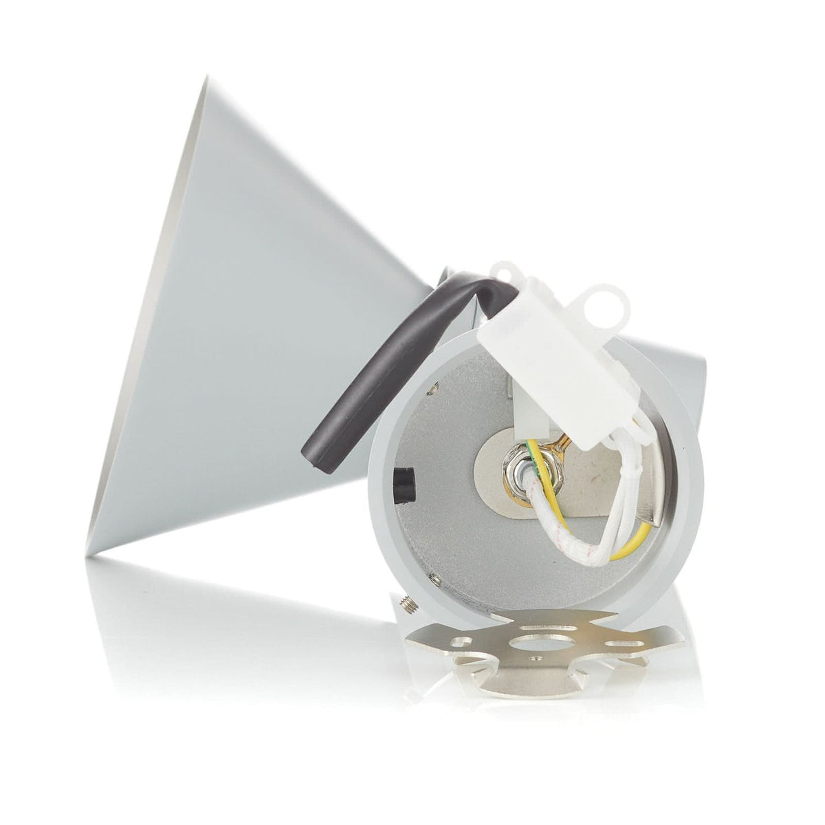 Applique murale Type 80 W1 en aluminium, gris, hauteur 16 cm, 2700 K, 6 W