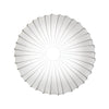 Applique murale Axolight Muse en tissu, blanc, 3 lumières, Ø 80 cm