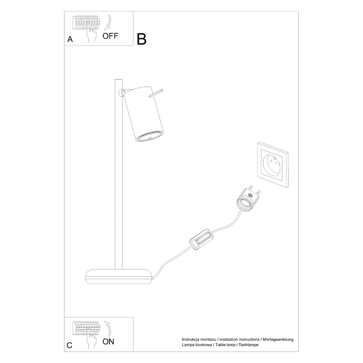 Lampe de table RING