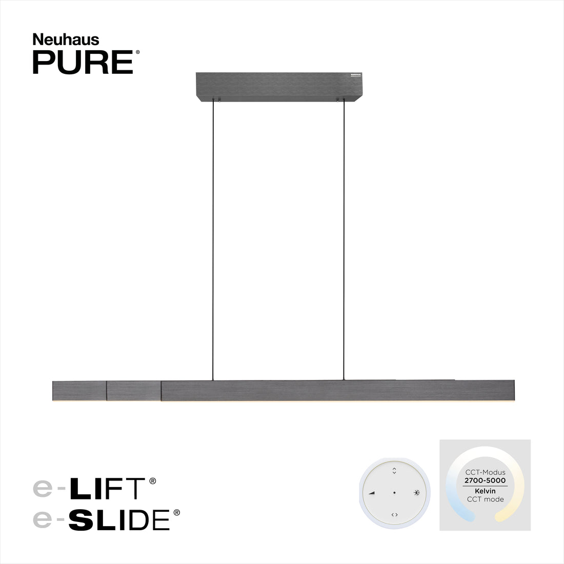 Suspension Pure-Moto-Rise grise