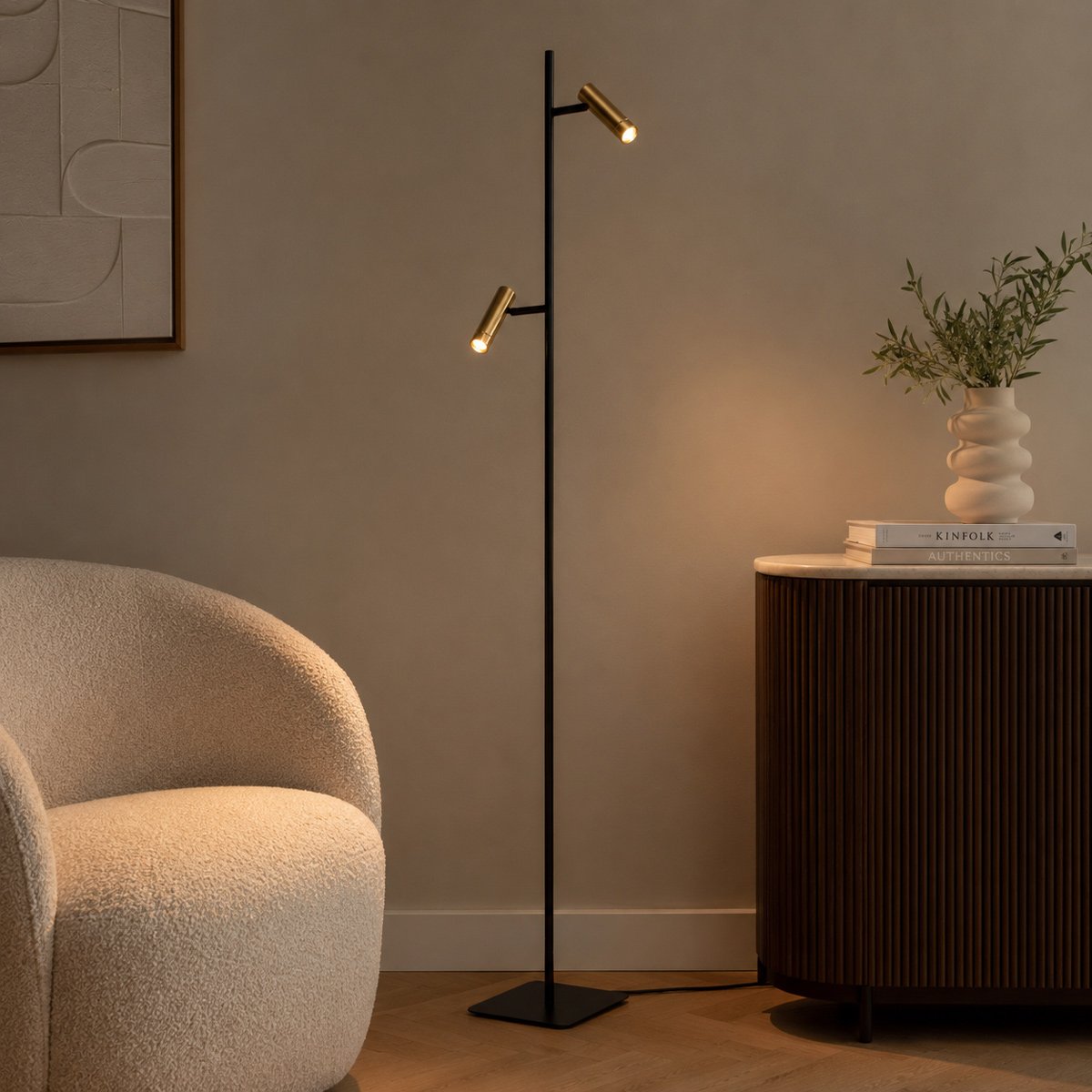 Lampadaire Lumo bronze