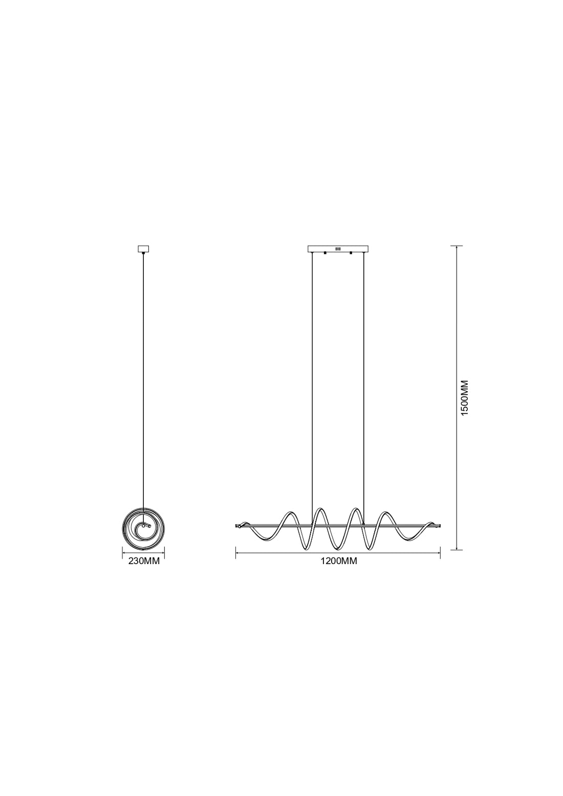 Suspension luminaire | Esero