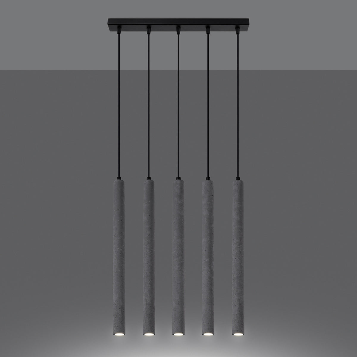 Lampe suspendue PASTELO 5L béton