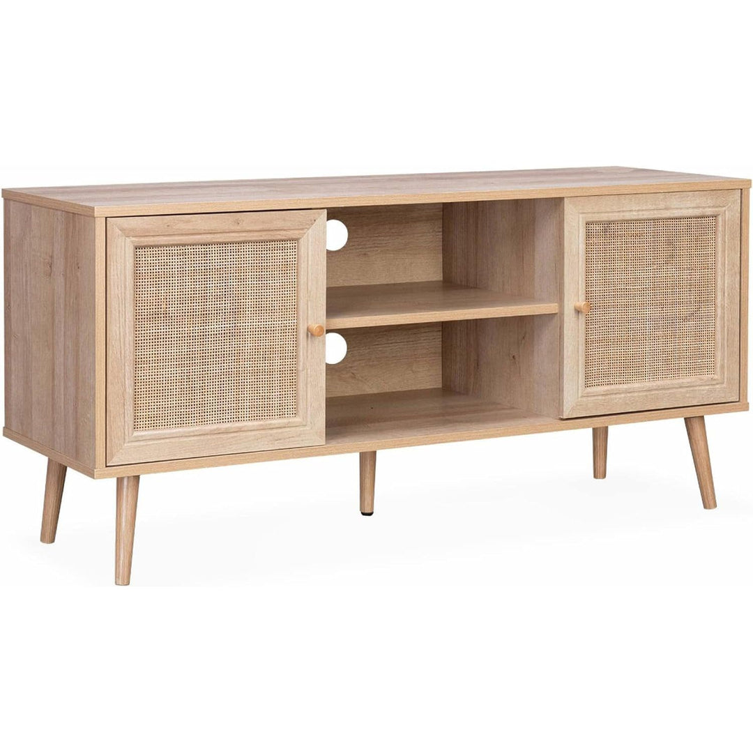 Meuble TV Cannage Scandinave | Designix - 3333    - https://designix.fr/