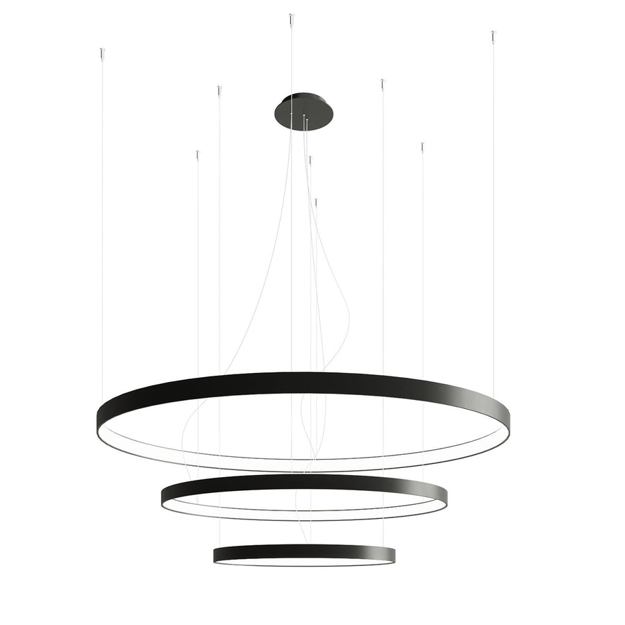 Lustre RIO 3 55/78/110 LED 3000K Noir