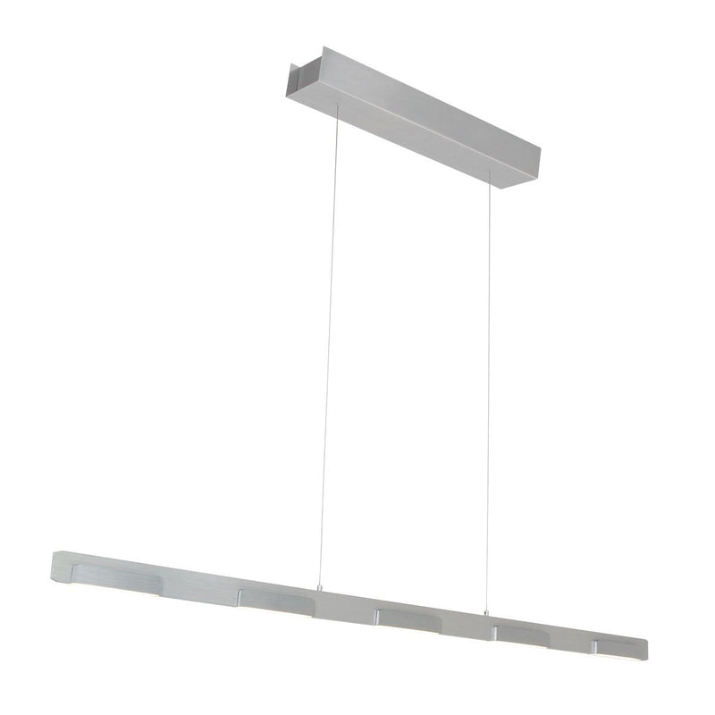 Suspension luminaire Bloc argenté