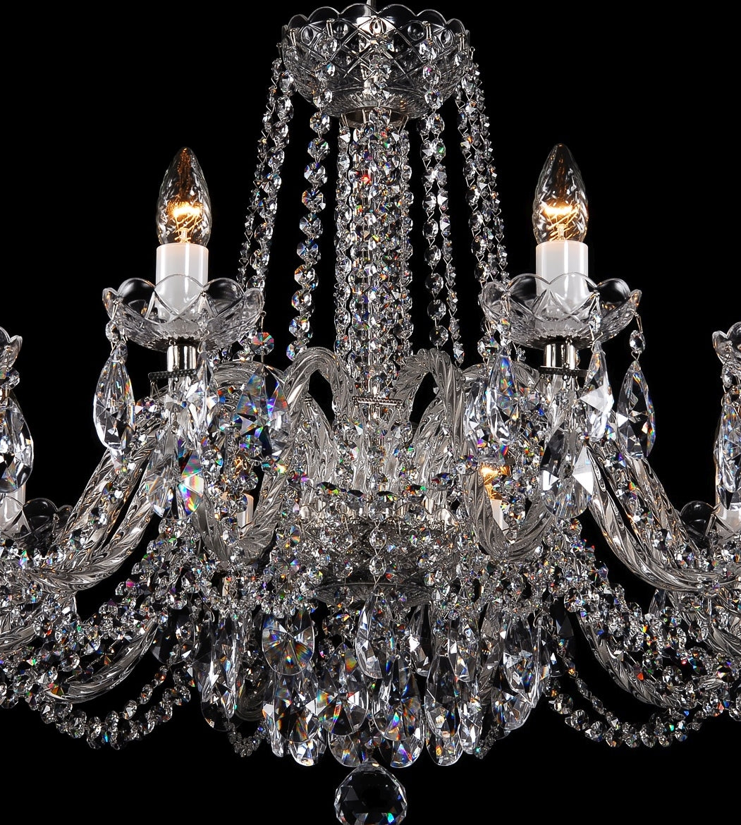 Lustre en cristal LLCH12NBN