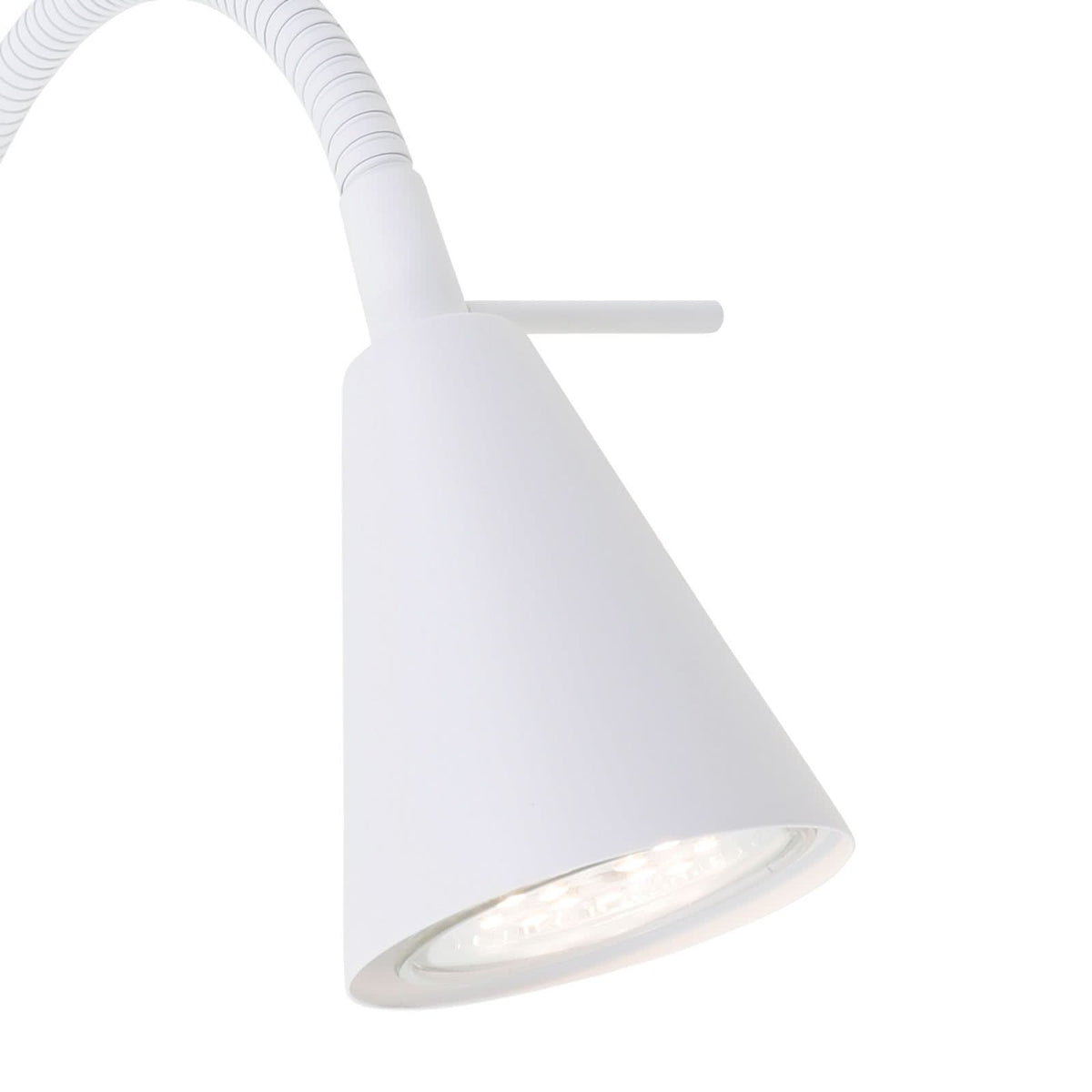 Applique murale Tusa en métal, blanc, hauteur 45 cm