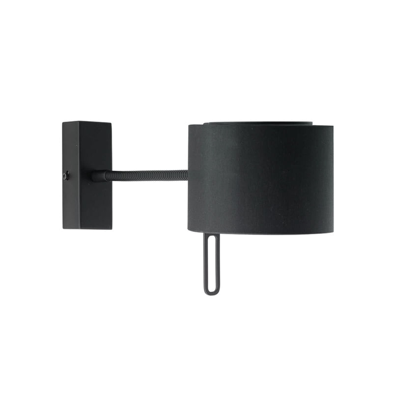 Applique murale 58152080 en laiton, noir, hauteur 17 cm