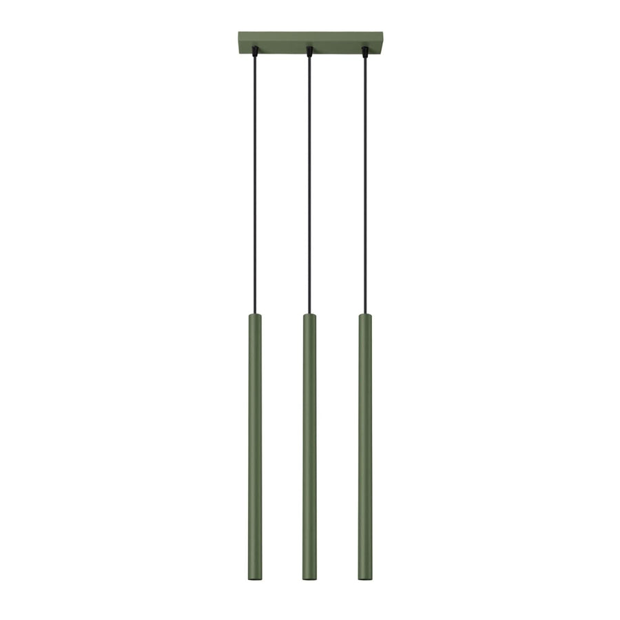 Lampe pendante PASTELO 3 Vert olive