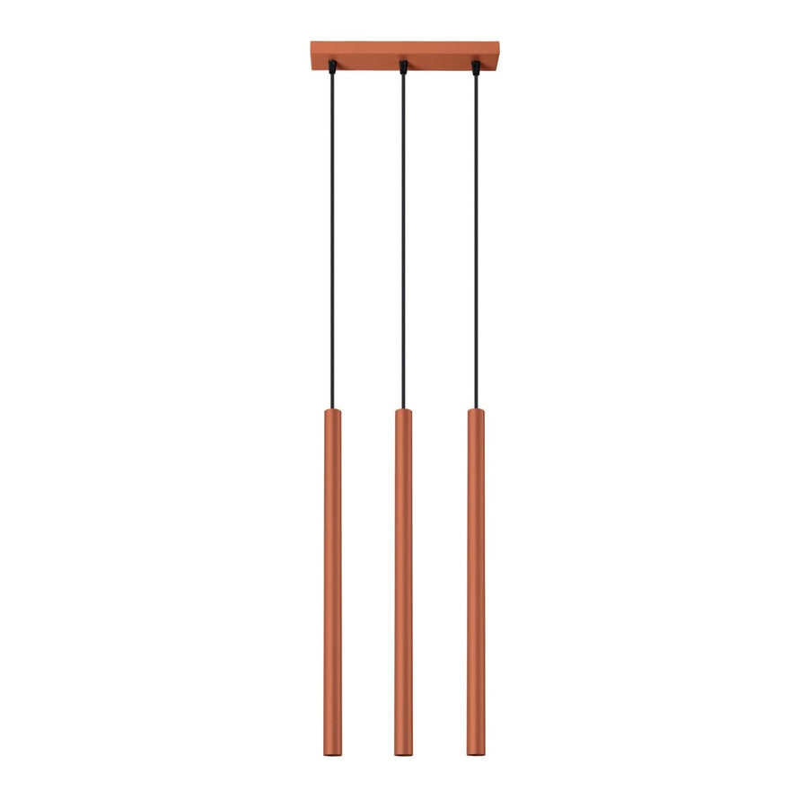 Lampe pendante PASTELO 3 Ocre rouge