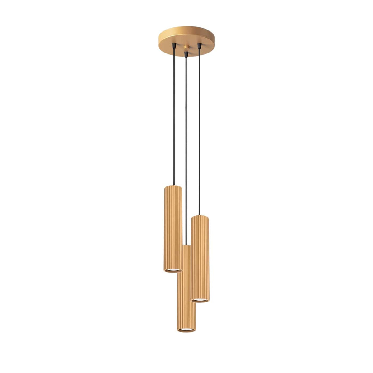 Lampe suspendue KARBON 3P Doré