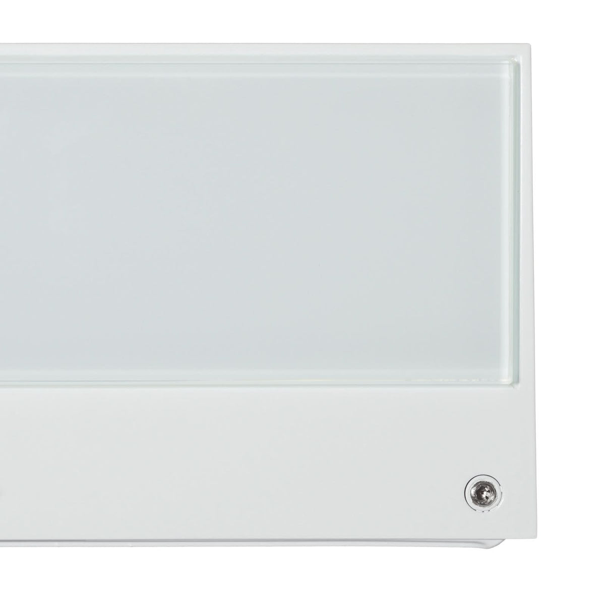 Applique murale LED 12278 3.000K 30 en verre, blanc, hauteur 6,3 cm