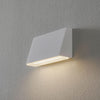 Applique murale LED 50071 en verre, blanc, hauteur 10 cm