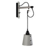 Applique murale Hooked Wall en acier, gris clair et bronze, 40 W, modèle 2