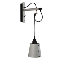 Applique murale Hooked Wall en acier, gris clair et bronze, 40 W, modèle 2