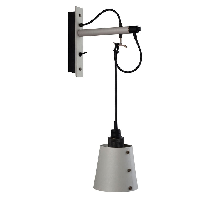Applique murale Hooked Wall en acier, gris clair et bronze, 40 W, modèle 2