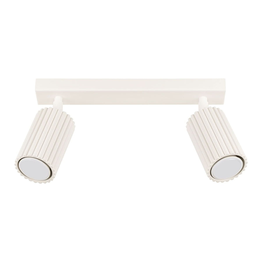Plafonnier KARBON 2 2 feux Beige