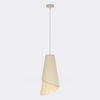 Suspension Moda noire, tissu rotin