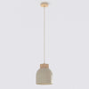 Suspension Vigo beige, bois