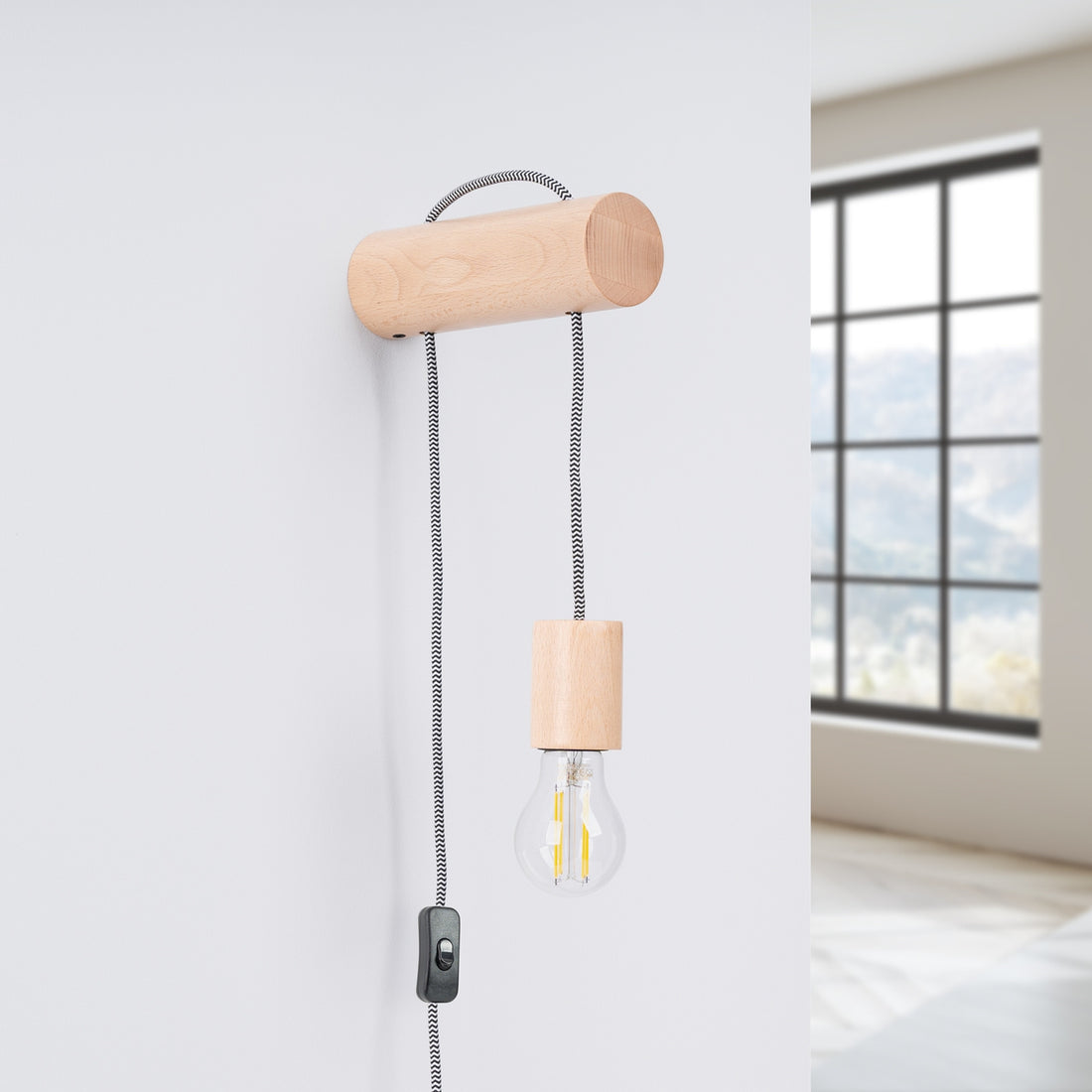Applique NIMBI E27 avec interrupteur