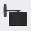 Applique murale Eco noire, tissu noir