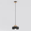 Suspension Kivi noire, bois, H 20 cm