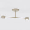 Plafonnier Halo 2 lumières beige
