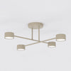 Plafonnier Halo 4 lumières beige