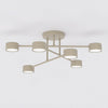 Plafonnier Halo 6 lumières beige