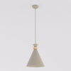 Suspension Zero beige, bois
