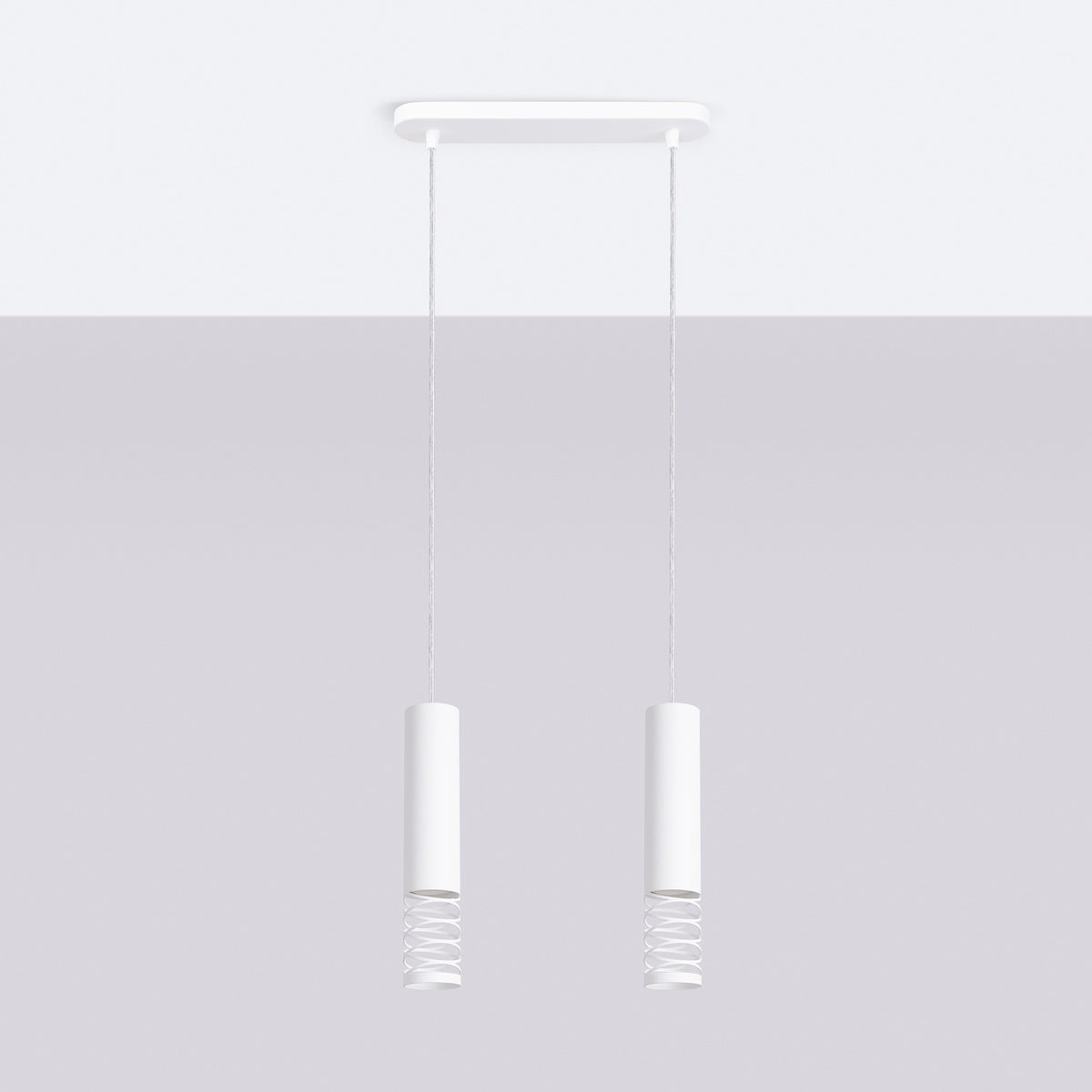 Lampe suspendue LAMI 2 blanc