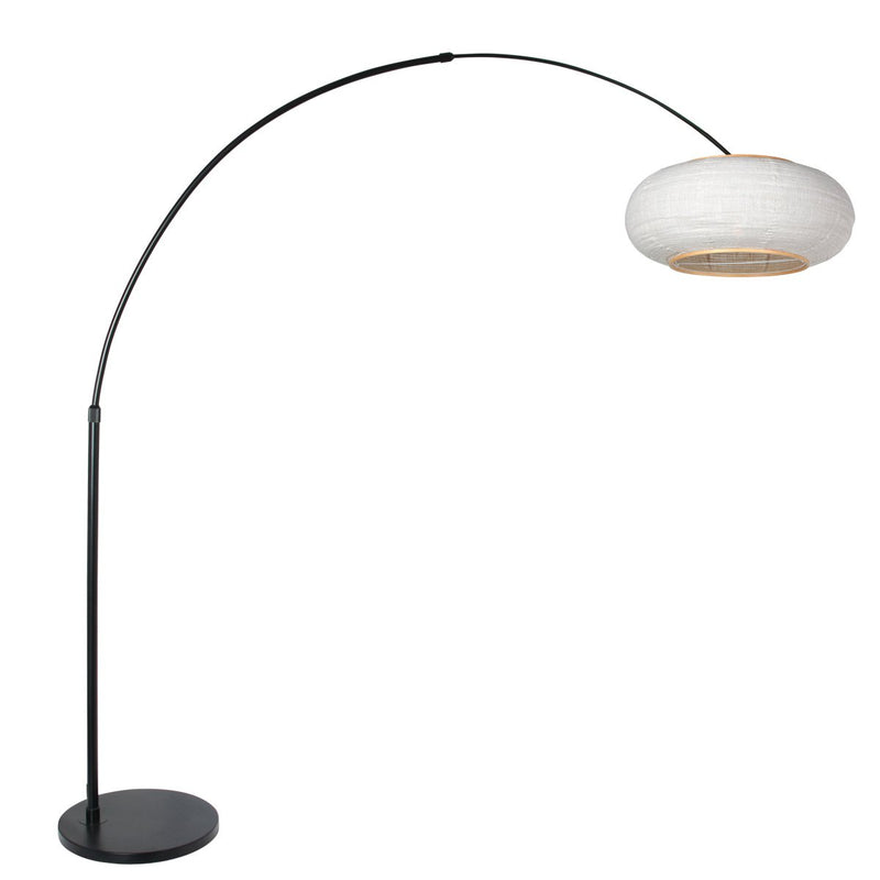 Lampadaire Silva-Alba noir