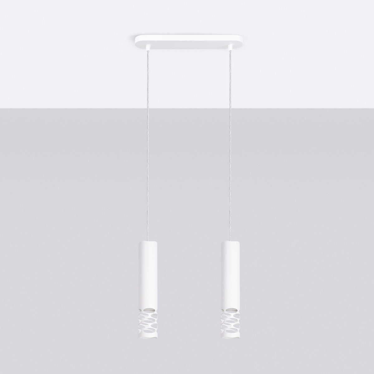 Lampe suspendue LIRO 2 blanc