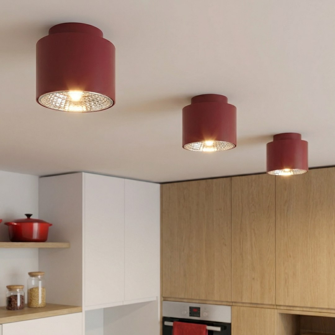 Plafonnier Nano bordeaux